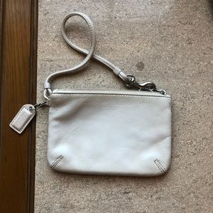 Authentic Coach Leather Wristlet